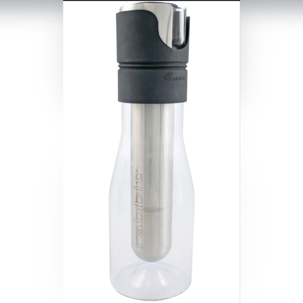 Sleek Black and Silver Drinkware with Infuser